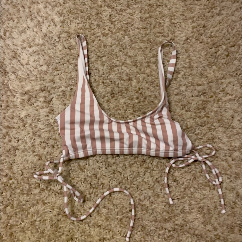 LA hearts (PacSun) striped bikini top